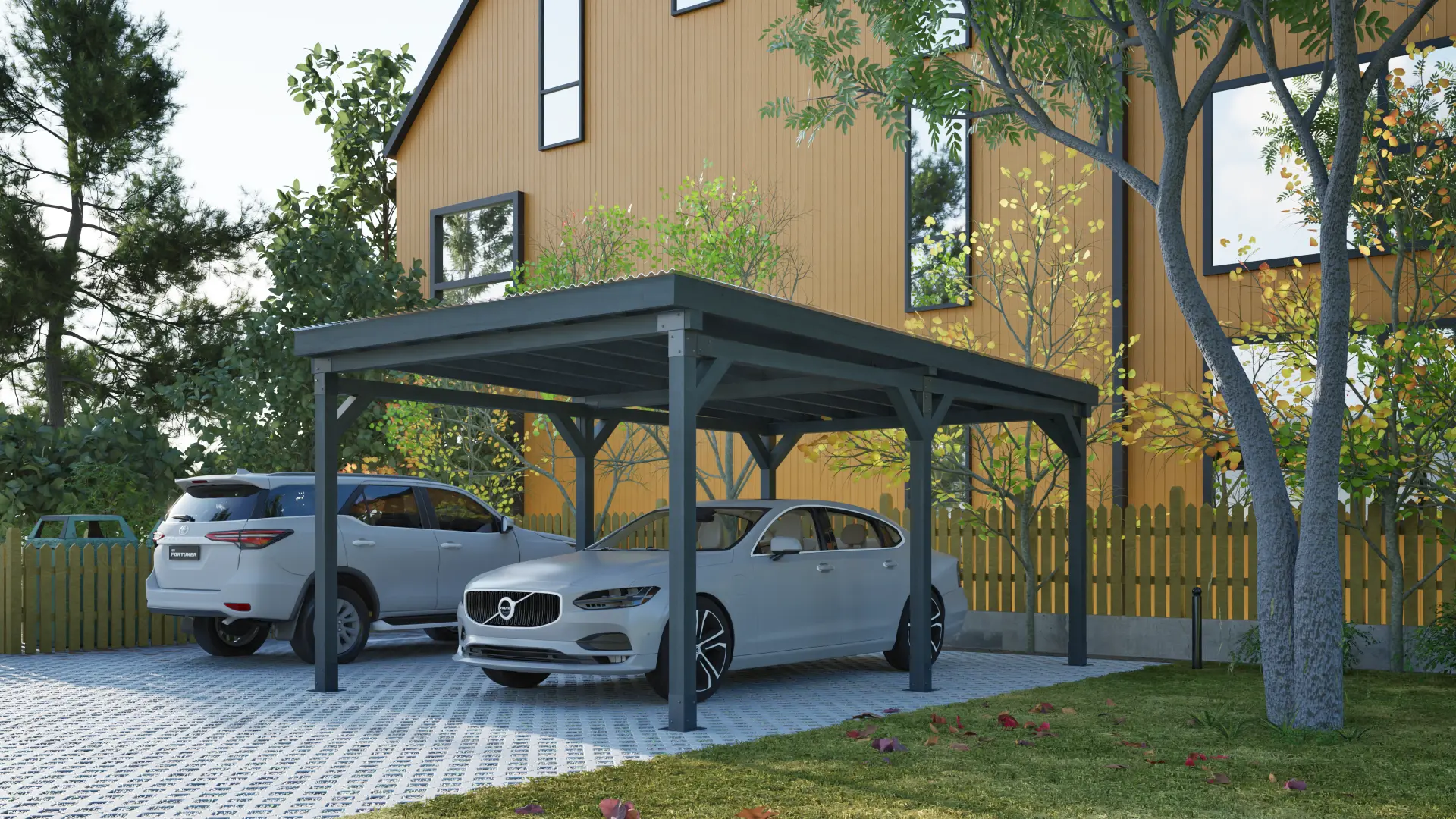 [PLACEHOLDER – Carport Rear render pending]